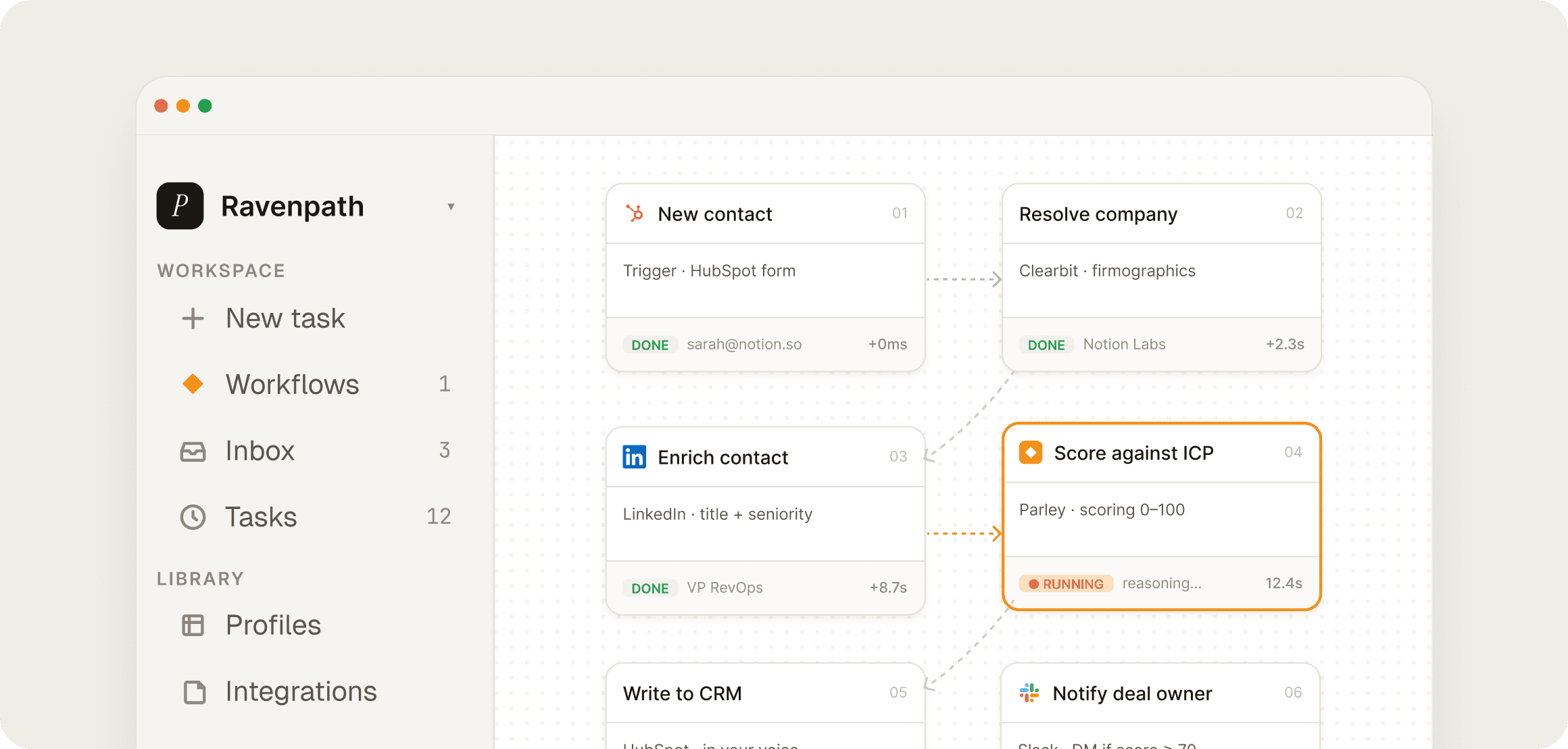 Interface with integrations